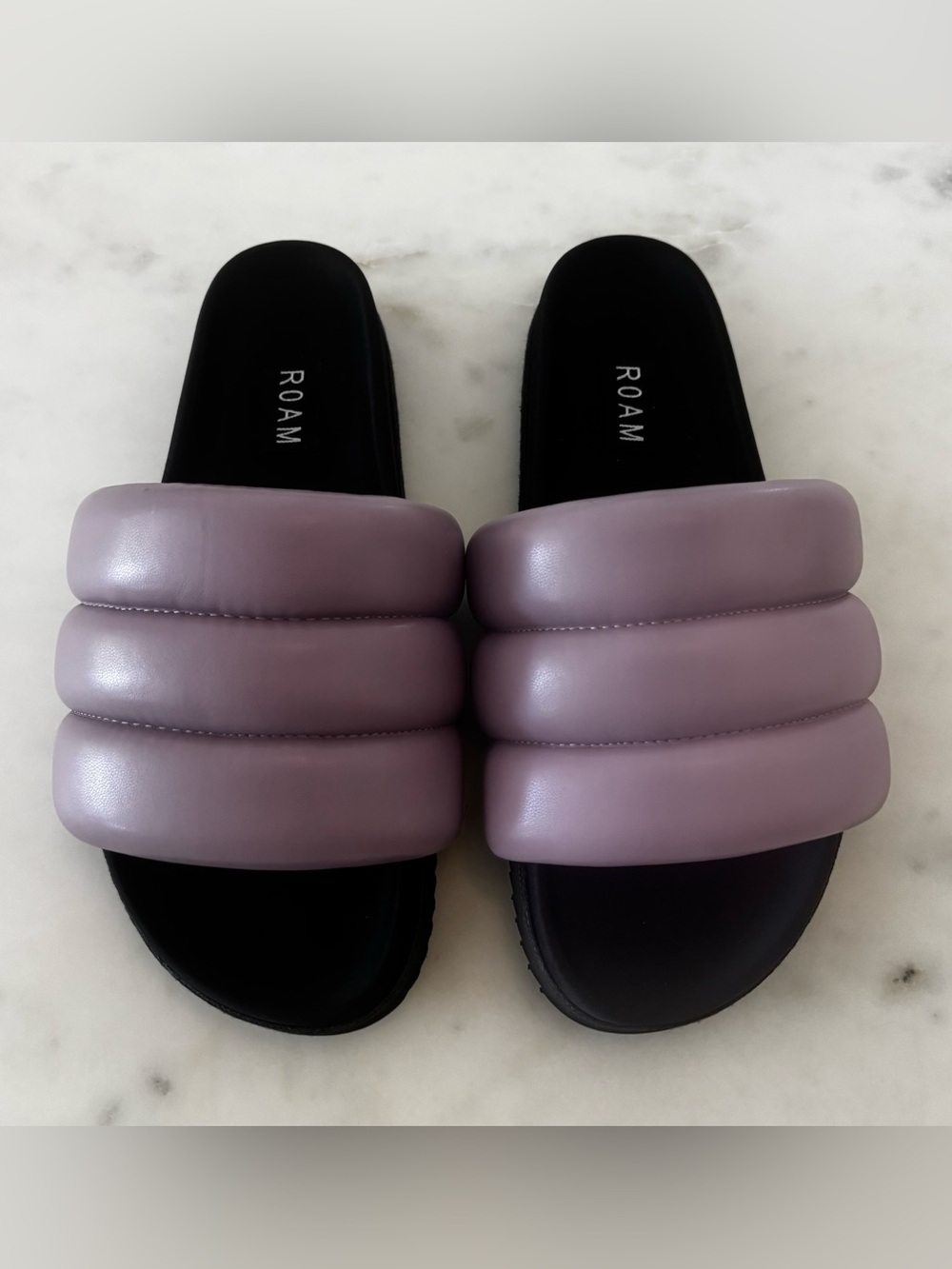 ROAM - Lavender Puffy Slides Size 37 US 7